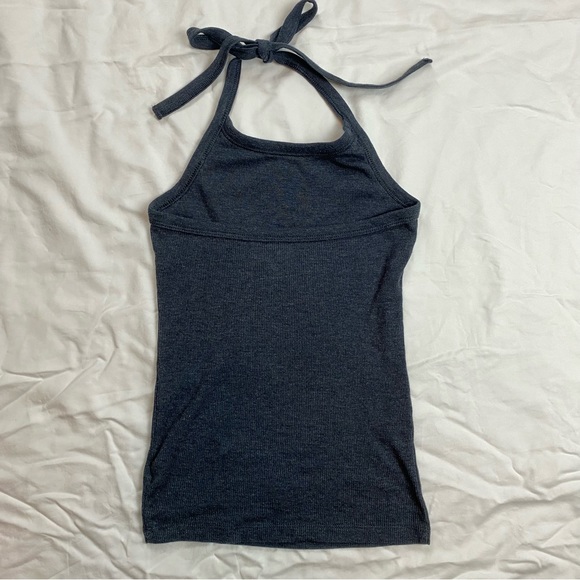 Aerie Charcoal Gray Halter Top (3 for $25!) - Picture 3 of 6